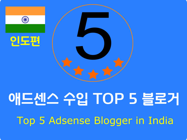 Top 5 Adsense Blogger in India